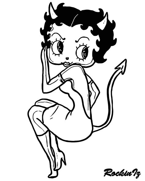 Betty Boop We Coloring Page Wecoloringpage 1092 The Best Porn Website