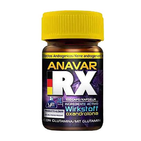 Anavar 12 Mg 100 Capsulas Nutrafit Colombia