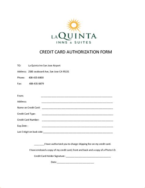 Travel expert peter greenberg points out that, more often than not, a. 10+ Credit Card Authorization Form Template Free Download!!