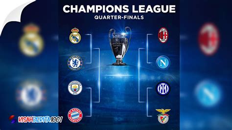 Champions League Draw Results Quarter And Semi Final Draws Kisah