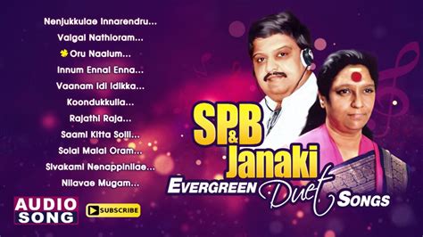 Like our facebook fan page & get updates and news! SPB and S Janaki Tamil Hits | Audio Jukebox | SPB Janaki ...