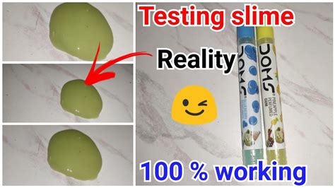 Testing Slime Without Fevicolborox Activatorhow To Make Slime In