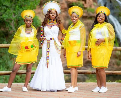 Zulu Traditional Outfit Dresses For African Bride Wedding African