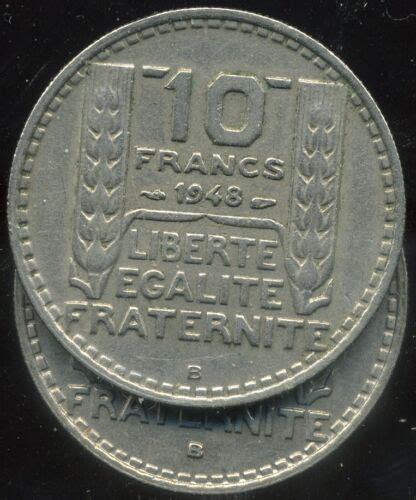 10 Francs Turin 1948 B Petite Tete Le B Proche Du Listel Bis Ebay