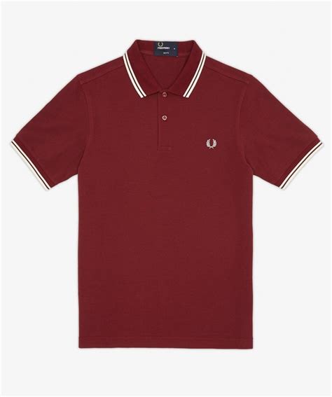 Fred Perry Slim Fit Twin Tipped Shirt Herr Fred Perry Varumärken