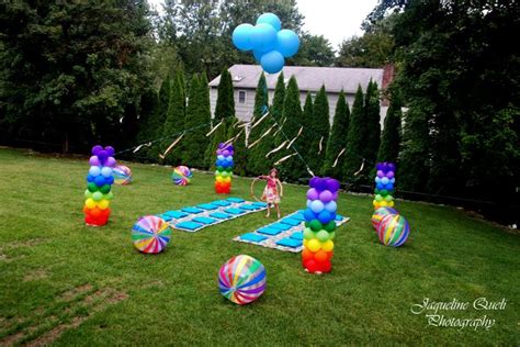 Rainbow Party Decoration Pool Party Decorations Rainbow Party
