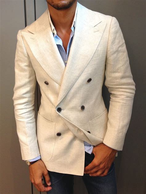 Louisnicolasdarbon Today Im Wearing Double Breasted Linen Blazer From