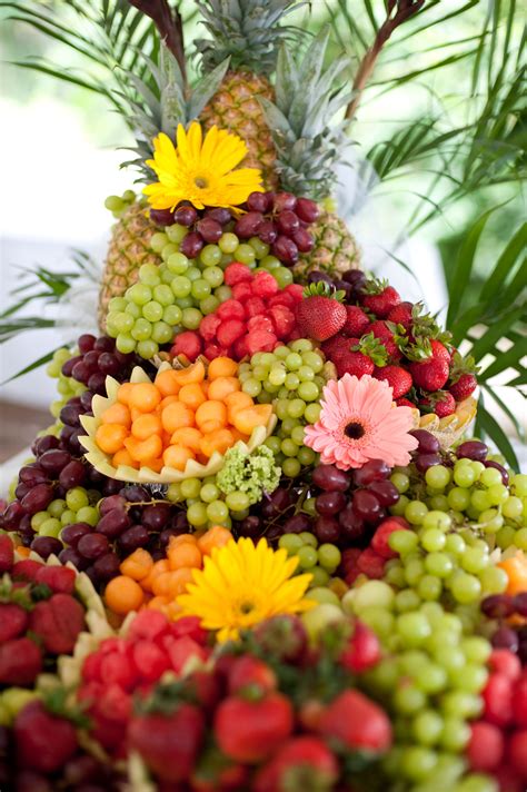 Amazing Fruit Cascade Fruit Centerpieces Fruit Decorations Edible