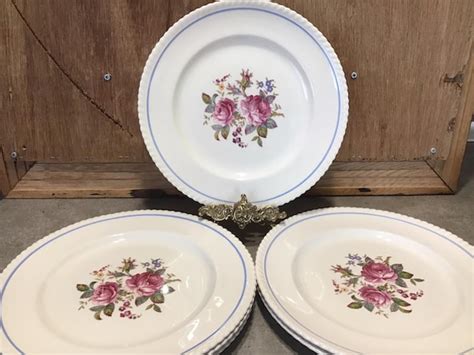 3 Vintage Old English Johnson Bros Plates Made In England Etsy
