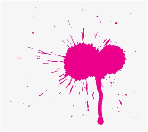 Splatter Png Images The Pink Blood Splatter Transparent Free