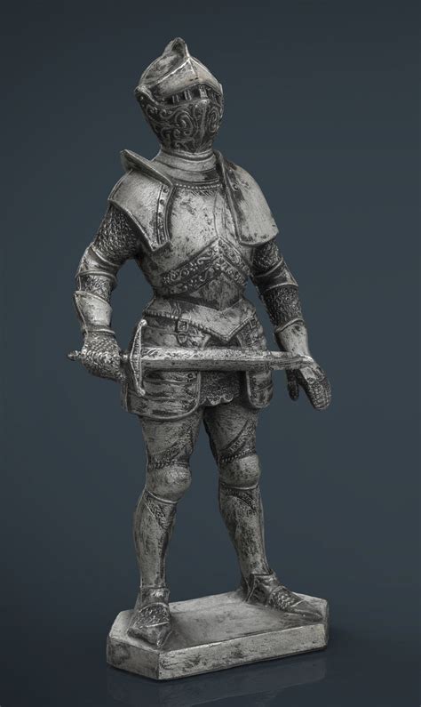 3d Model Knight Armor Vr Ar Low Poly Cgtrader