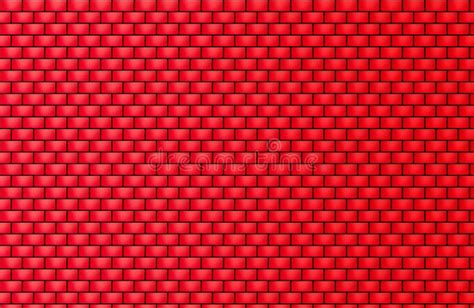 Red Brick Wall Texture For Background And Wallpaper Stock Illustration