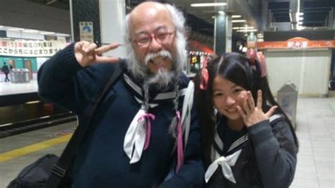 the old man who likes to dress as a japanese schoolgirl youtube