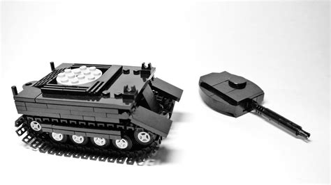 How To Build The Lego Tank Youtube