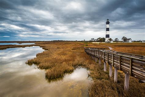Outer Banks North Carolina Bodie Island Lighthouse Landscape Nc