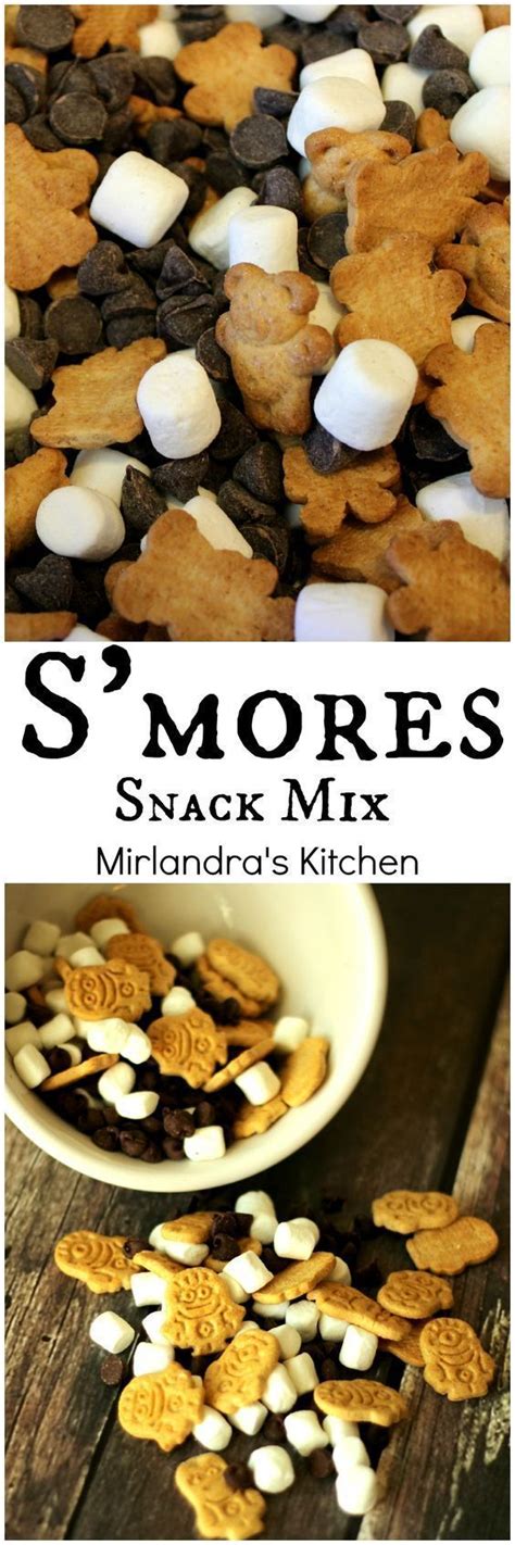 Smores Snack Mix Mirlandras Kitchen Recipe Snacks Smores
