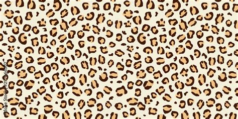 Leopard Seamless Print Pattern Animal Vector Skin Texture Leopard Or