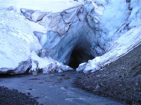 Iceland Ice Cave Ice Cave Outdoor Wallpaper