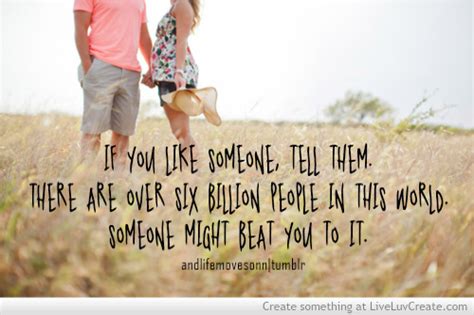 See full list on wikihow.com Quotes About Telling Someone You Like Them. QuotesGram