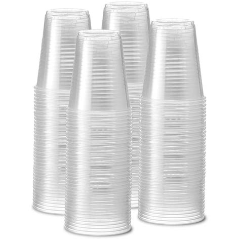 240 Pack 12 Oz Clear Disposable Plastic Cups Cold Party Drinking
