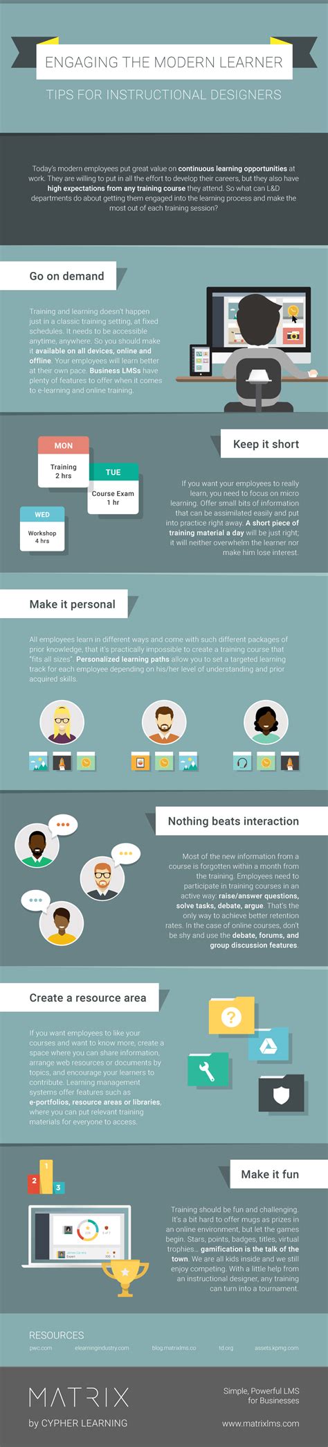 Engaging The Modern Learner Infographic E Learning Infographics