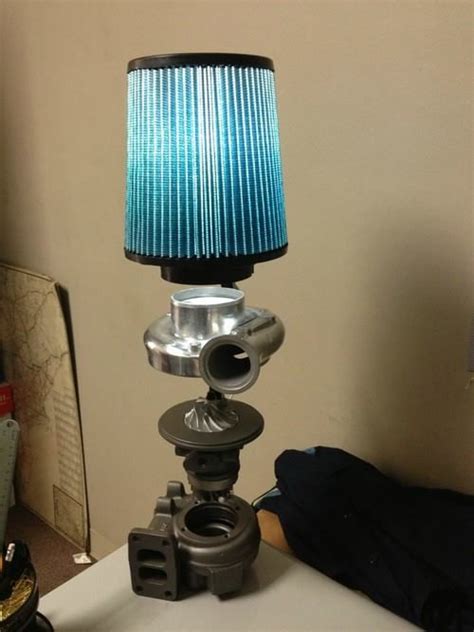 Auto spare parts for japanese, german or. Turbocharger Industrial Table Lamp | Automotive furniture ...