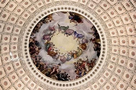 One of the most beautiful buildings i've ever been to (and i've been to versailles). Us Capitol Rotunda Ceiling Painting - HOME DECOR