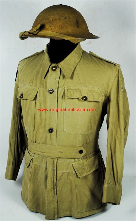 Uk Tropical Field Blouse 6th British Armored Division Uk Guerrera