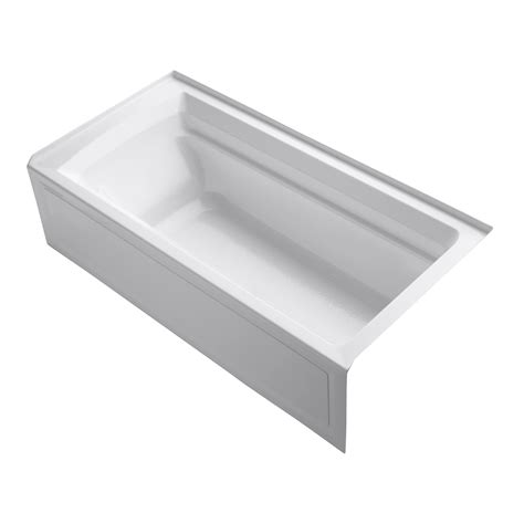 It actually makes the tub look steve does the same silicone procedure with the tub shoe and drain. Archer 36" x 19" Bathtub | Soaking bathtubs, Kohler archer ...