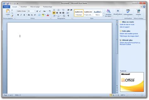 Une Version Allégée De Microsoft Office 2010 Complète Gratuite Et