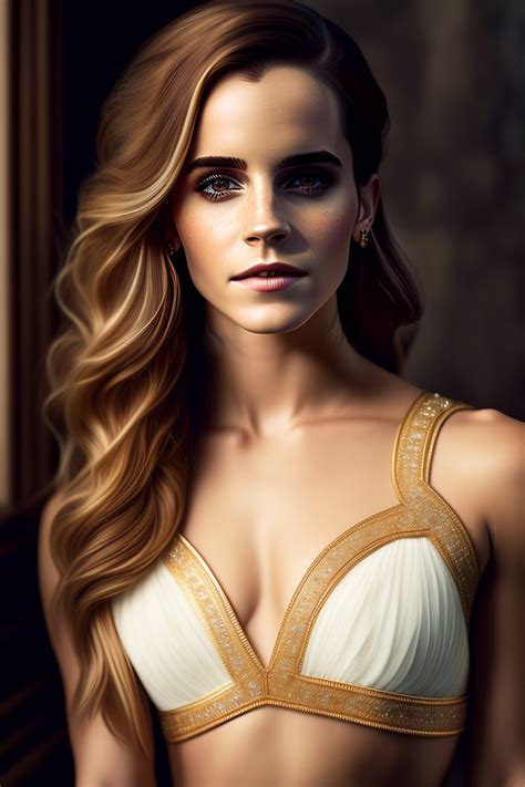lexica full body of emma watson as a warrior goddes prominent chest stunningly beautiful