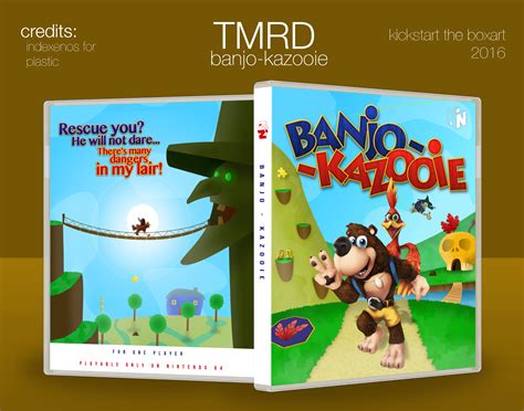 Banjo Kazooie Nintendo 64 Box Art Cover By Tmrd