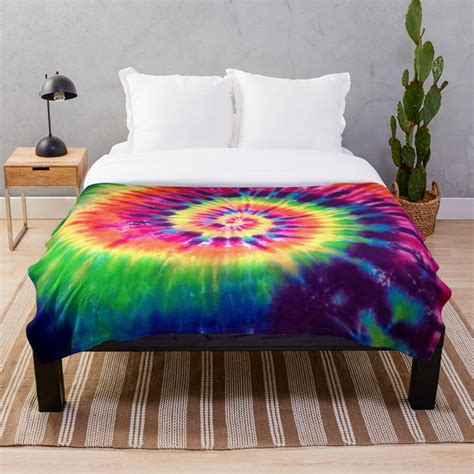 Tie Dye Throw Blanket For Sale By Mad Designs Redbubble