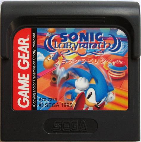 Sonic Labyrinth 1995 Game Gear Box Cover Art Mobygames
