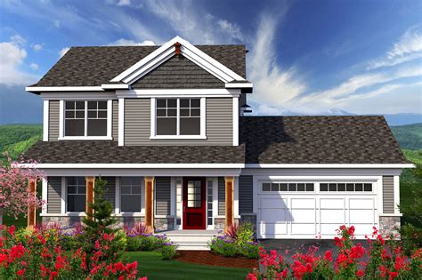 2 Story Home With Large Front Porch 89906ah Architectural Designs