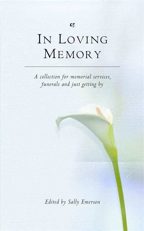 In Loving Memory By Sally Emerson Books Hachette Australia