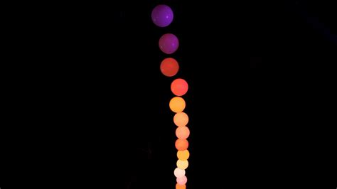 Download Wallpaper 2560x1440 Balls Colorful Neon Light Garland