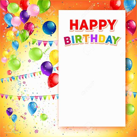 Happy Birthday Poster Template Free Printable Templates