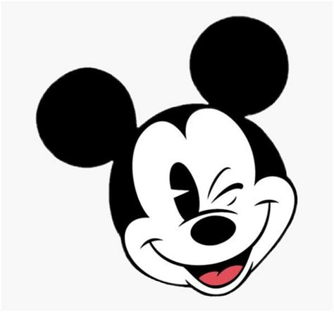 Mickeymouse Disney Mickey Winking Mickey Mouse Face Wink Free
