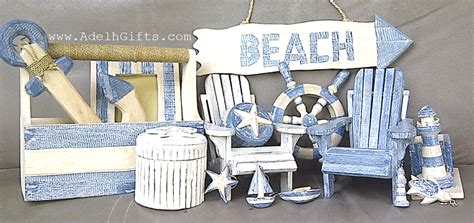 Do prefer the look of a cozy cottage with distressed finishes, vintage accessories, and floral prints? Beach Theme Collections | Adelh Gifts and Souvenirs