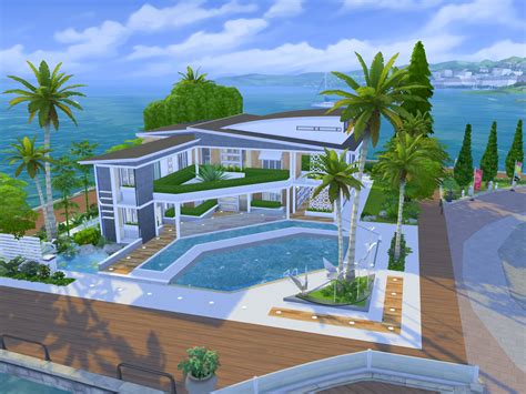 Domy W The Sims 4 - Przegląd Galerii - Wakacyjne domy w The Sims 4 - DOTsim