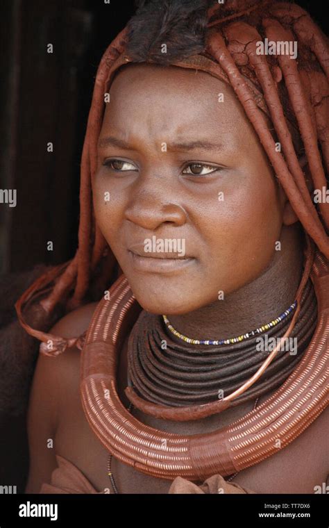 Himba Woman In Northen Namibia South Africa Stock Photo Alamy