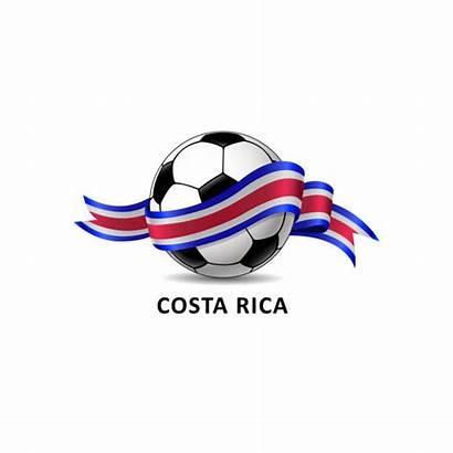 Costa Flag Rican Clip Rica Illustrations Vector