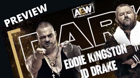 Jd Drake Vs Eddie Kingston Aew Dark Preview Shorts Youtubeshorts