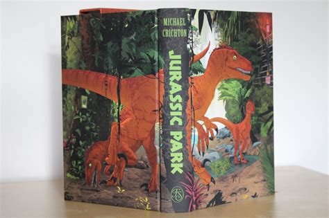 Jurassic Park Folio Society Illustrated Edition With Original Remarque Artwork By The