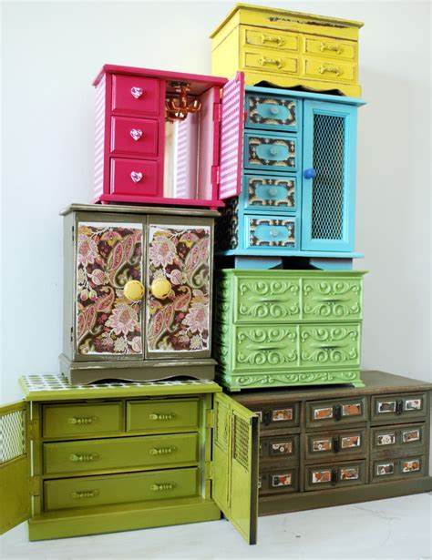 Happy Day Vintage Upcycled Thursdays Jewelry Boxes