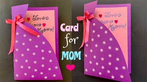 You'll find printable mother's day cards with beautiful, cute, and funny designs in this section. Motherâ€™s Day Handmade Card - Easy DIY - YouTube | Cards ...