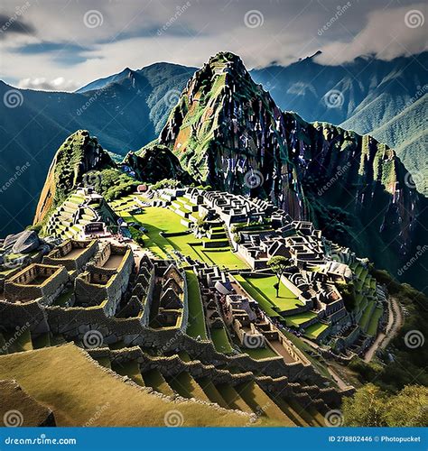 Unveiling Architectural Marvels of Stone Stock Illustration