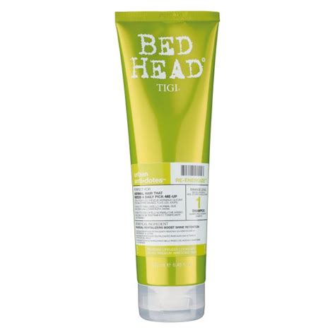 Tigi Bed Head Urban Antidotes Re Energize Shampoo Damage Level