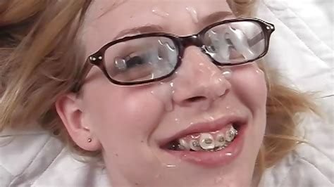 leah luv in those glasses could use some spunk hd from wankz cum covered glasses